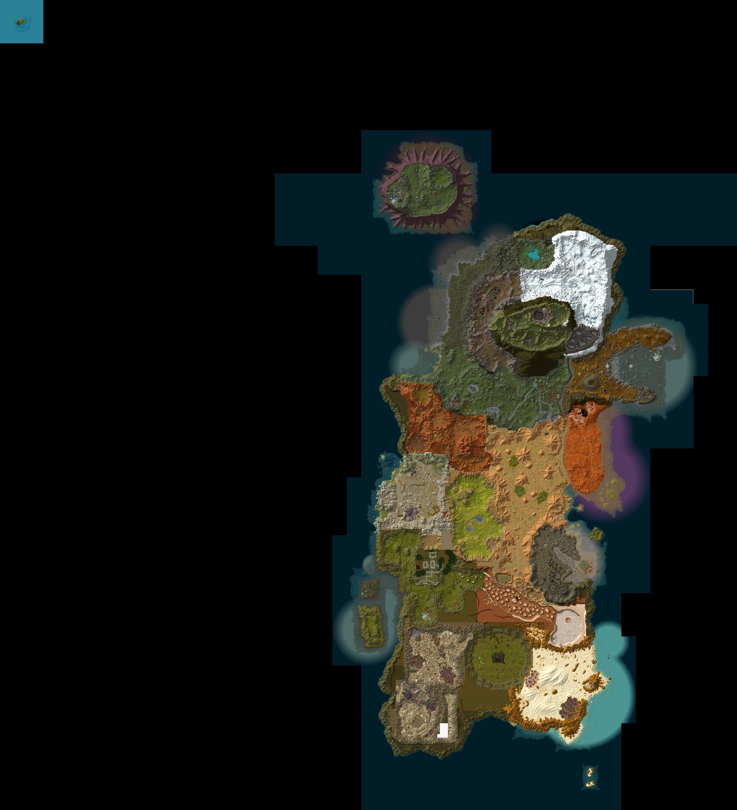 Kalimdor terrain preview